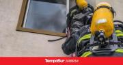 Incendio dejó un herido con quemaduras en mano y pie