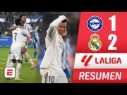 Resumen extendido, goles y video: Real Madrid venció 2-1 a Alavés por LaLiga