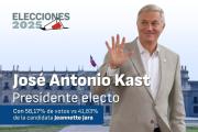Con más de un 99% de las mesas escrutadas, José Antonio Kast vence a Jeannette Jara y es electo nuevo Presidente de la República