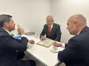 Latorre se reúne con Netanyahu y autoridades del Congreso israelí