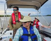 Texeira Núñez acompañó la presentación de un circuito turístico fluvial desarrollado por estudiantes del Polo Educativo Tecnológico