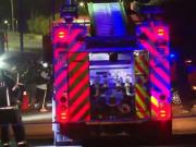 Atropellaron a cuatro bomberos que apagaban un incendio y uno de ellos murió