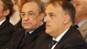 Javier Tebas responde a Florentino Pérez por sus ataques en el Caso Negreira