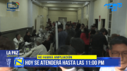 Aumentan las filas en el empadronamiento en La Paz