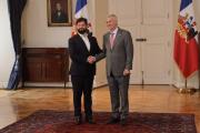 Boric recibe a Kast en La Moneda para iniciar la transición que terminará en marzo (+Fotos)
