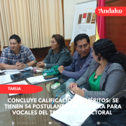 Concluye calificación de méritos: Se tienen 54 postulantes en carrera para vocales del Tribunal Electoral