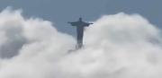 Majestuoso: Así lució el Cristo Redentor flotando entre las nubes