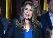 Paloma Valencia es la candidata presidencial del partido de Álvaro Uribe en Colombia