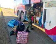 Secuestran droga en dos buses, uno iba a Paraguay