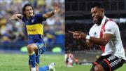 Cuánto le costará a Boca tener a Cavani y Borja juntos en la delantera