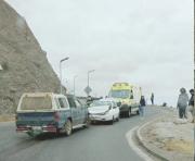 Accidente en cruce El Romero deja seis lesionados: una embarazada y un niño