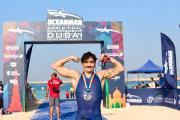 Aguas abiertas: Maximiliano Paccot brilló en Dubái y fue 4° en el Oceanman World Final