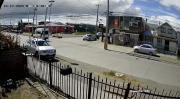 Cámara de seguridad captó violento accidente de motocicleta en Punta Arenas