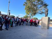 Urdaneta también rindió honores a Simón Bolívar