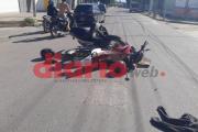 Cuatro personas resultaron heridas tras un choque entre dos motocicletas en Las Termas