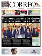 Portadas de los periódicos de Bolivia del jueves 18 de diciembre del 2025