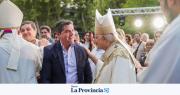 Orrego participó en la misa de Acción de Gracias por la Navidad