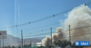 Incendio forestal se registra cerca del Aeropuerto de Santiago en Pudahuel: se declaró segunda alarma
