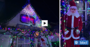 Las coloridas y espectaculares decoraciones de Navidad que vecinos de Valdivia pusieron en sus casas
