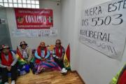 La COB instala tres piquetes de huelga de hambre contra el Decreto 5503