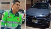 ¡Cada vez se hunde más! Video revela cómo Suboficial admite robo de auto en Desaguadero