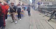 A dinamitazos y con petardos, así marcha la COB en La Paz en rechazo al DS 5503