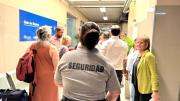 Autoridades del Hospital /Reforzaron la seguridad ante la exposición pública