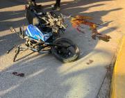 Robó una moto y murió tras chocar contra un colectivo en Las Heras