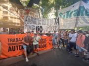 Los obreros del neumático pararon y se movilizaron por salario y contra el cierre trucho de IBF