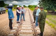 Concluye construcción del primer tramo de la vía férrea Montero-Bulo Bulo y alistan pruebas para febrero