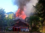 Un incendio destruyó el hotel La Castellana en Uruguay