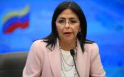 Delcy Rodríguez asegura que se desconoce el paradero de Nicolás Maduro y Cilia Flores