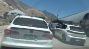 Para ordenar el paso a Chile habilitaron pulmones de estacionamiento en Uspallata y Penitentes