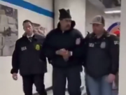 Good night. Happy New year, las palabras de Maduro a su ingreso a las oficinas de la DEA