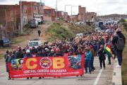 Marcha cobista avanza a La Paz y Gobierno prepara un diálogo por tiempo y materia