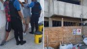Dos hombres detenidos por intentar robar en una obra en construcción