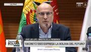 Lupo pide rendición de cuentas y llama a un diálogo honesto: El DS 5503 es la base para estabilizar y reconstruir Bolivia tras años de saqueo