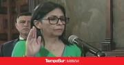 Delcy Rodríguez juró como nueva presidenta de Venezuela
