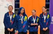 Medallas de bronce para esgrimistas venezolanos en Copa Cadete y Junior de Sable de Colombia
