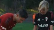 Sandra Rossi volvió a trabajar con el plantel de River en la pretemporada 2026