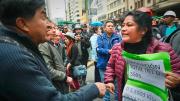 Crece el descontento de la población por las marchas de protesta en La Paz
