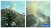 Auditores reportan incendio en el Cerro Renca en Quilicura