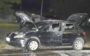 Automóvil Tomó Fuego en Ruta 2