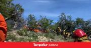 Más de 70 personas en el combate al incendio en la zona norte del Parque Nacional