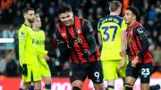 El Tottenham de Cuti Romero cayó en la última en su visita a Bournemouth