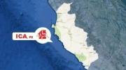 Sismo de 5.3 grados se sintió esta tarde en la región Ica