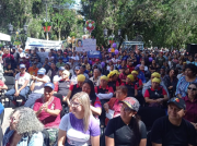 Movimientos sociales de Mérida se concentraron en defensa de la soberanía nacional