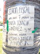 Talca amaneció con pancartas cargadas de indignación tras meses sin dar con paradero de María Ignacia González
