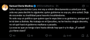 Esto es lo que Samuel Doria Medina escribió para el vicepresidente del país