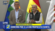 Gobierno mantiene apertura al diálogo con la COB y analiza ajustes al DS 5503